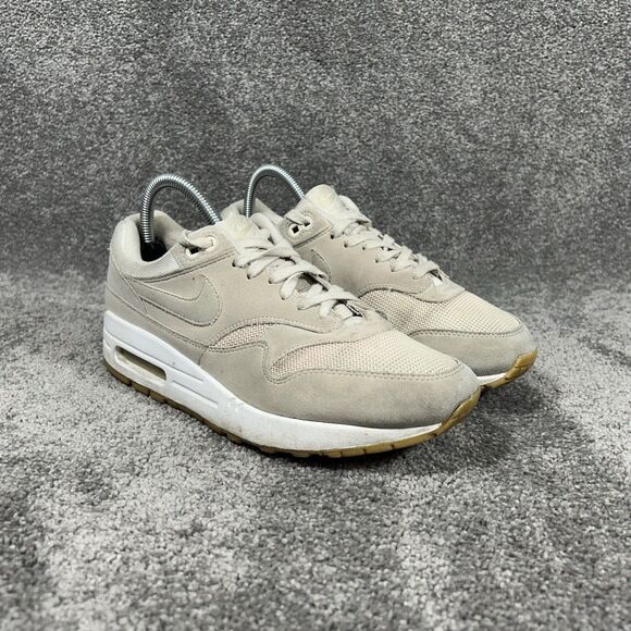 Nike Air Max 1 319986-036 Women’s Size 8 Desert Sand Gray Athletic Running Shoes - Picture 2 of 12